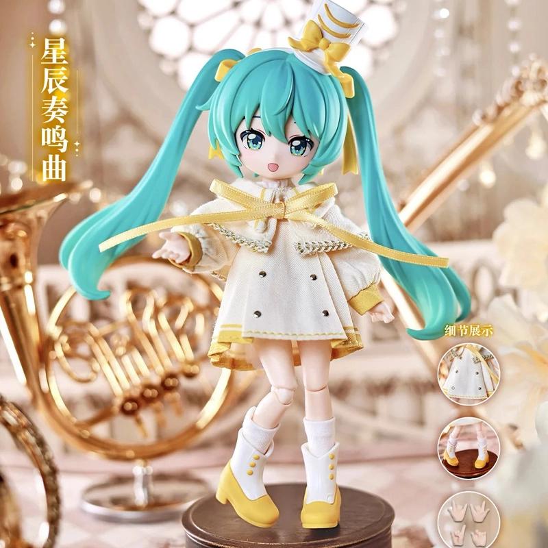 2026 Горячая серия Hatsune Miku Vocaloid 14 см Милый шарнирный BJD-фигурка Декор для настольной полки Идеальная игрушка Подарки