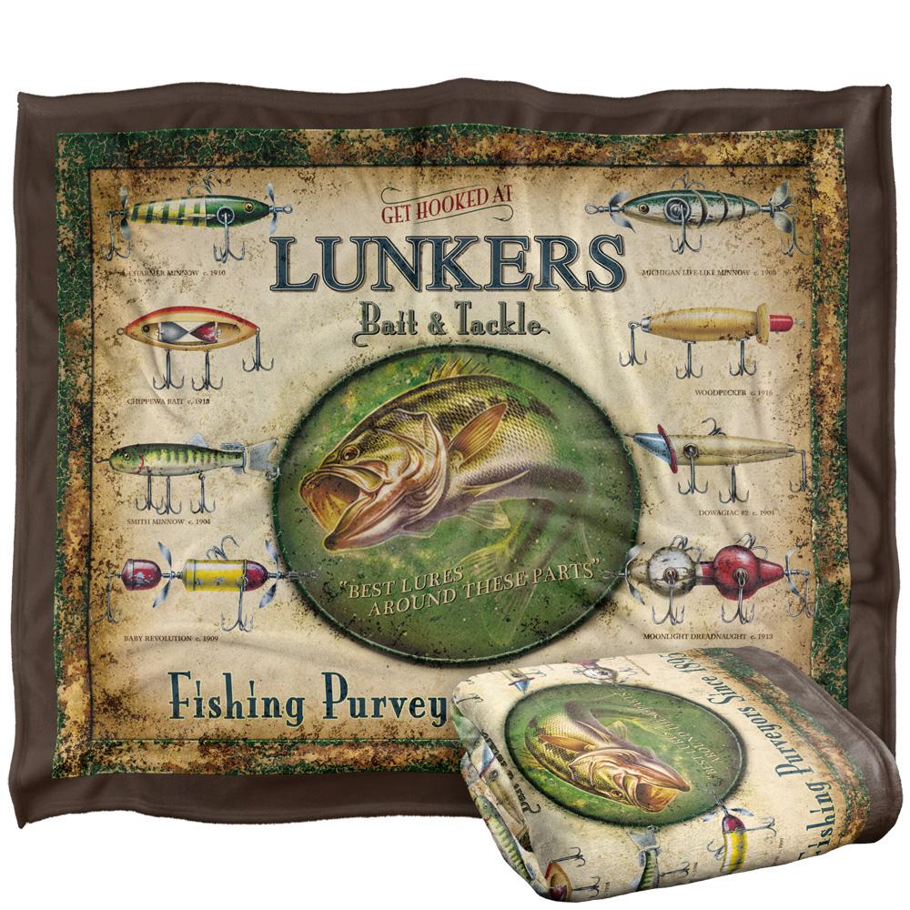 JQ Licensing Lunkers Bait Tackle Silky Sign Supersoft Blanket