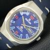 RICOH R31 AUTOMATIC VINTAGE JAPAN MENS BLUE COLOR DIAL WATCH a707616-1