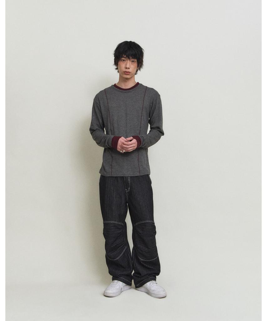 PARADIGMFILM [Ep.01] Double Layer Modal Long Sleeve (Charcoal)