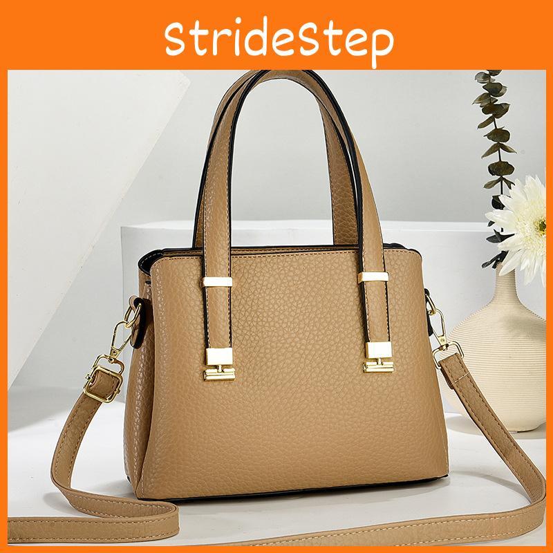Chic Womens Handheld Pu Shoulder Bag With Inner Pocket For Outings Casual