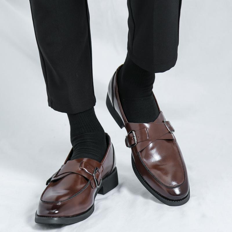 Men's Shoes 2024 New Leather Casual Shoes Men Hot Sale Male Comfortable Loafers Breathable Classic Men's Dress Shoes