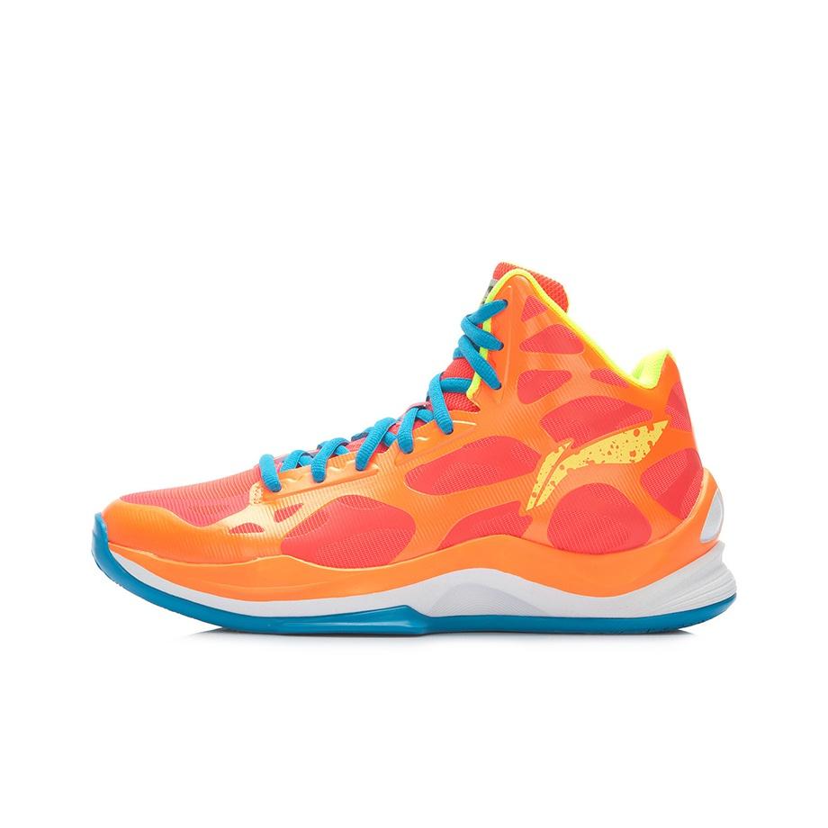 Баскетбольные кроссовки Li Ning Sonic 3 BB Lite Mid мужские кроссовки оранжево-синие ABPK021-6