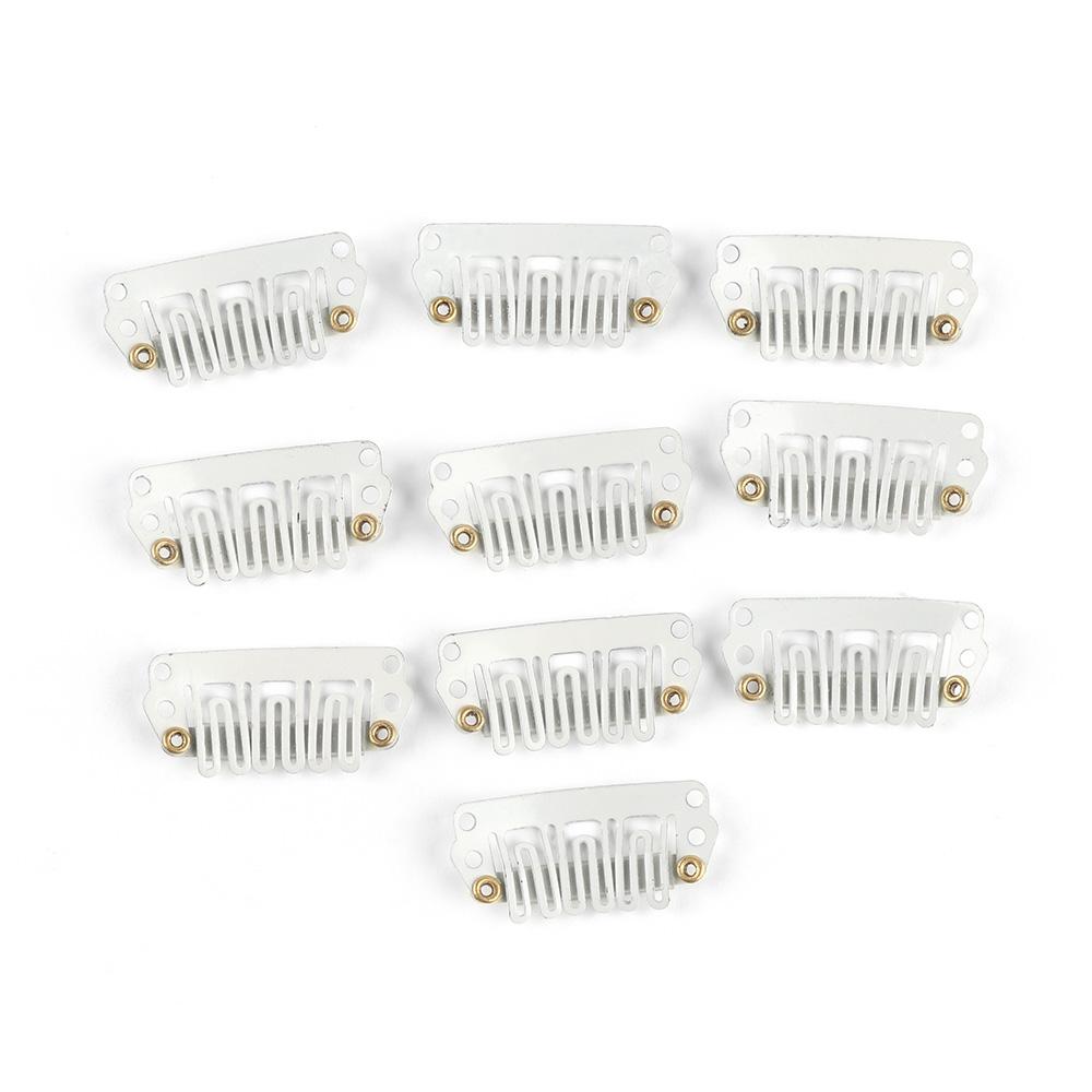 10/20/50pcs Beauty Iron Hair Extensions Tool HairStyling Wigs Snap Clips U Shape Hairpins Metal Pin