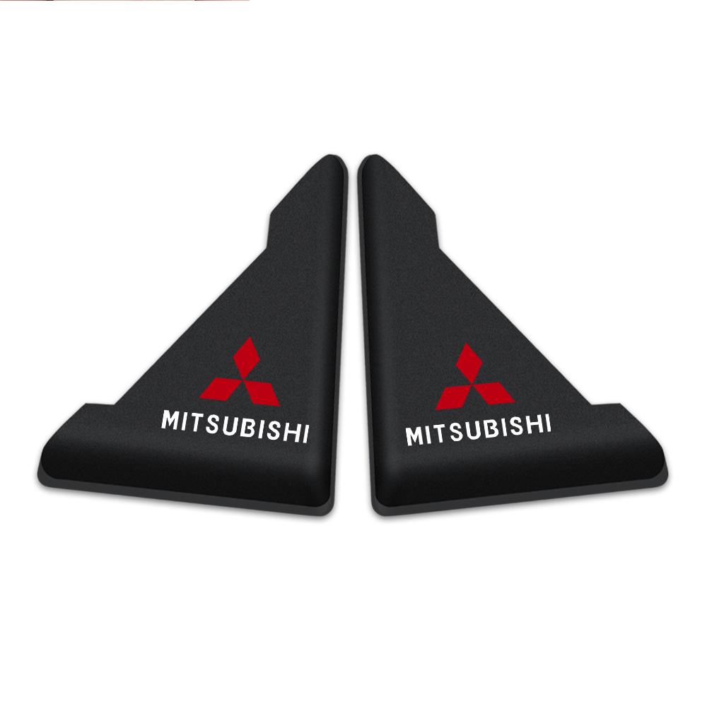 2/4Set Car Door Corner Cover Anti-collision Bumper Sticker Cover For Mitsubishi Asx Lancer Pajero Outlander L200 Delica Eclipse