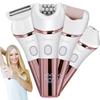 Epilator for Women Beauty Satinelle Essential Compact Hair Removal 4 In 1 Arm Leg Armpit Bikini Trimmer Painless Waterproof