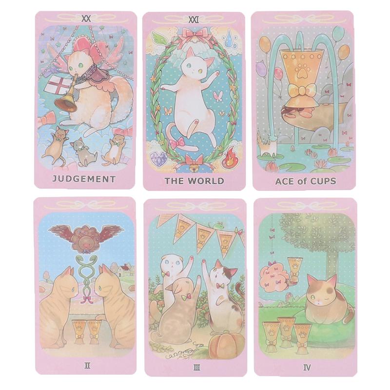 Карты Таро Мечтающего Кота Пророчество Судьба Гадание Колода Семейная Вечеринка Настольная Игра