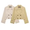 New Spring Women's Street Fashion Casual Short Trench Coat