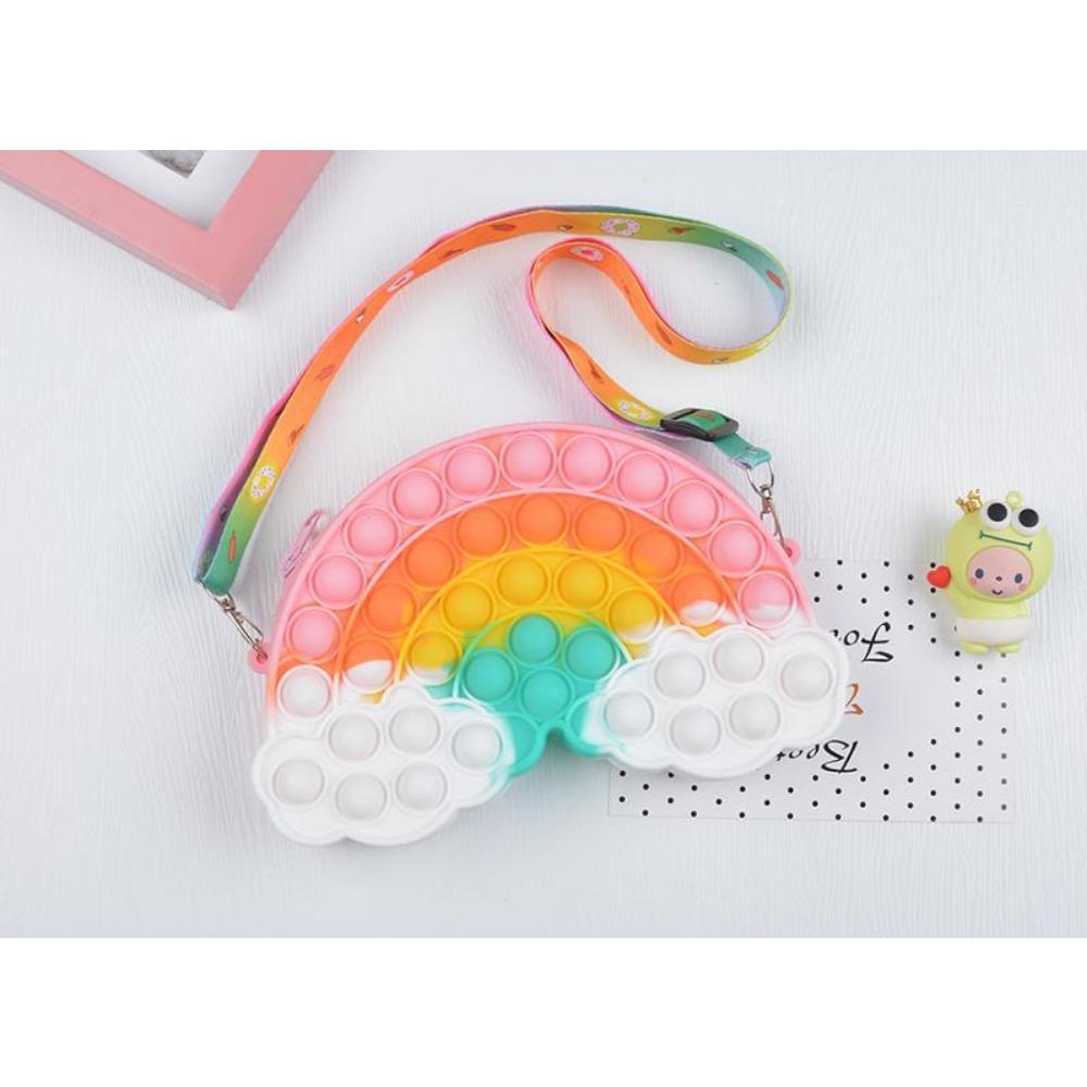 Детский милый кошелек с нулевым прессом, музыкальный рюкзак, детская игрушка-головоломка для снятия стресса, сумка