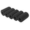 5Pcs Portable Black Cello Rubber Endpin Tip Protector Musical Instruments Accessory