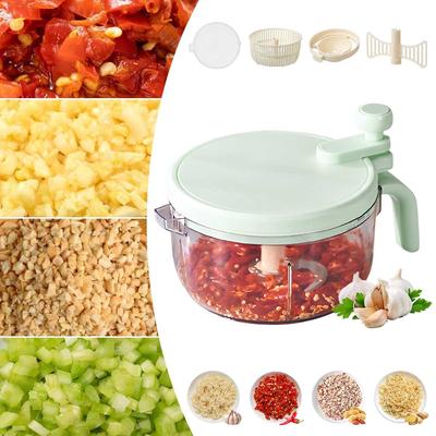 Бытовой Чесночный Крем-измельчитель Многофункциональный Ручной Измельчитель Чеснока Удобная Ручка Салатная Сушилка Сетчатая Корзина для Салата Сушилка