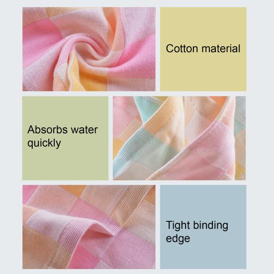 Хлопковое клетчатое квадратное полотенце маленькое 10"x10" полотенце для лица впитывающее красочное клетчатое мочалка для дома кухни умывания лица вытирания пота