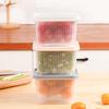 Fridge Organizer BPA-Free with Lid Draining Basket Clear Fruit Vegetable Storage Container Refrigerator Supply