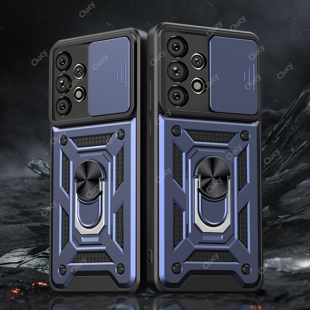 Для Samsung Galaxy A55 A35 A25 A15 камера противоударный бронированный чехол для Galaxy A31 A73 A21S автомобильный магнитный держатель защитное кольцо чехол