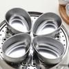 3pcs Easy Clean Steamed Egg Bowl Stainless Steel Steaming Tray Steaming Plate  Kitchen Cooking