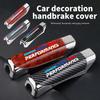 Car Carbon Fiber Patterned Hand Grips Guard Case Brake Cover For BMW 1 3 4 5 6 7 Series M X1 X3 Performance Alpina G20 F20 ZX2