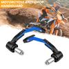 1 пара мотоциклетных ручек с ЧПУ из алюминиевого сплава, руль, тормозной рычаг сцепления, защита для рук, мотоцикл, грязевой велосипед, скутер, модификация, аксессуары