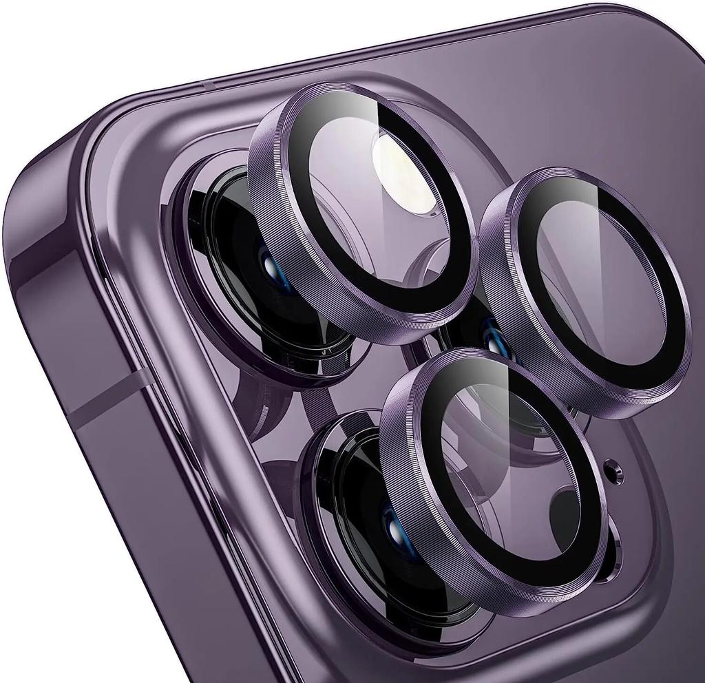 Титаново-серый металл, закаленное стекло, защитная крышка объектива камеры для iPhone 15 Pro Max 14 Plus 13 Mini 12 11, защита 15Pro 14Pro, аксессуары для телефонов