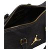 Jordan Monogram Embossed Pattern Fashion Design Crossbody Synthetic Leather Handbag Unisex handbags Black Gold IQ3204-010
