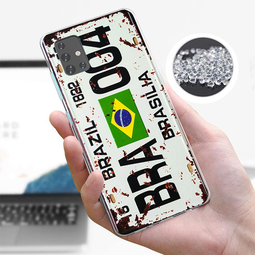 License New York Plate Number Cover Phone Case For Samsung Galaxy A12 A22 A32 A52 A72 A02S Phone Case Note 20 Ultra 10 S10 Plus