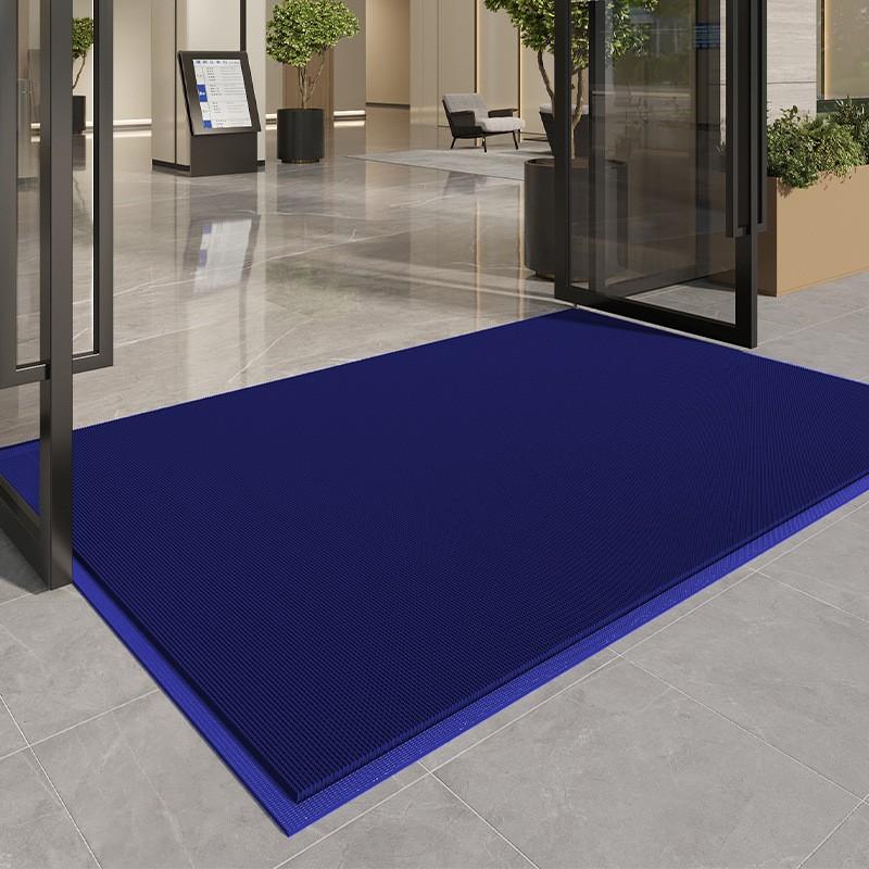 Grey Non-slip Waterproof Door Mat Commercial Hotel Entrance Indoor Home Dirt-resistant Floor Rug