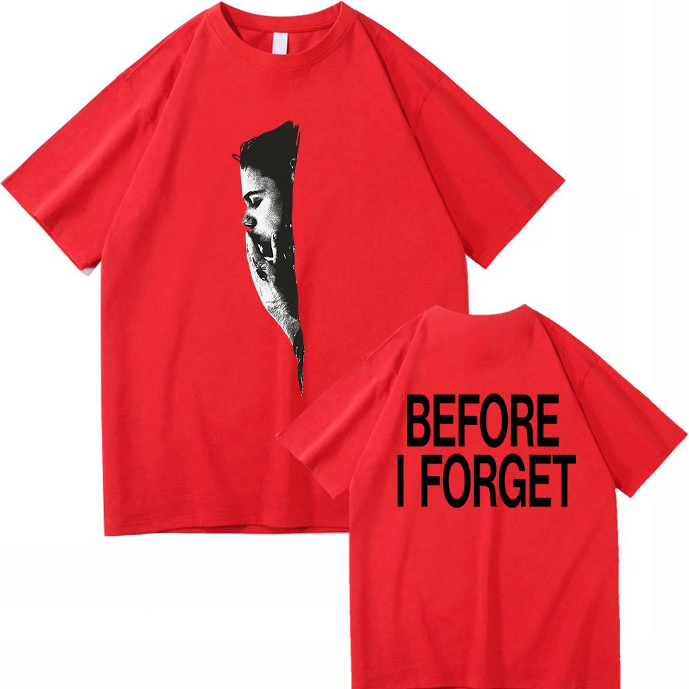 The Kid Laroi Before I Forget Tee Shirt 2026 New Album Menwomen Clothing Harajuku High Quality Tops TShirts Vintage
