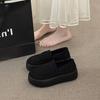 Одиночные туфли женские осенние ретро-туфли на толстой подошве Lefou Shoes модные весна и осень