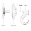 2pcs Razors Holder Suction Cup Hook Without Tool Need Clear Bathroom Accessory HX6C