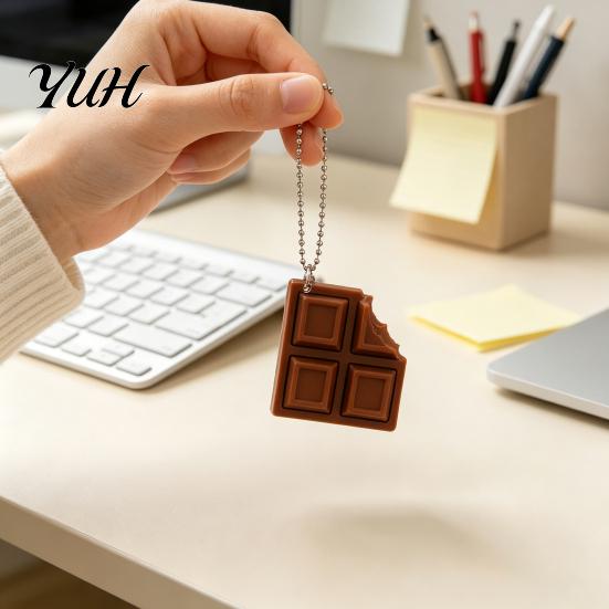 Сенсорные игрушки для взрослых и детей, 3D-печатная плитка шоколадной конфеты, кликер, фиджет-игрушка, брелок-антистресс в форме клавиатуры, игрушка для снятия стресса на рабочий стол, для детей,
