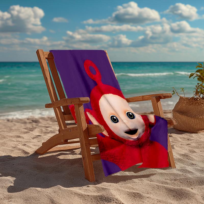 Teletubbies Fashion Beach Towel: Ideal for Summer Adventures Soft, absorbent and quick drying suitable for swimming and bathing