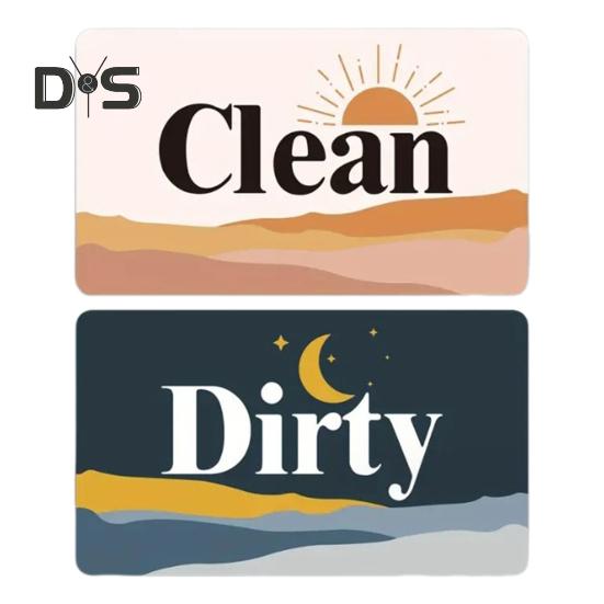 2 шт. грязно-чистый магнит для посудомоечной машины посудомоечная машина грязно-чистый магнитный индикатор акриловый знак украшение для кухни холодильника