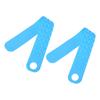 2PCS Silicone Thaw Belt Easy To Hang Fast Defrosting Fixator Belt for Frozen Meat Steak Fish Blue