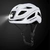 Bicycle Helmet with Integrated Multi-Directional Lighting USB-C 57-61 cm - White