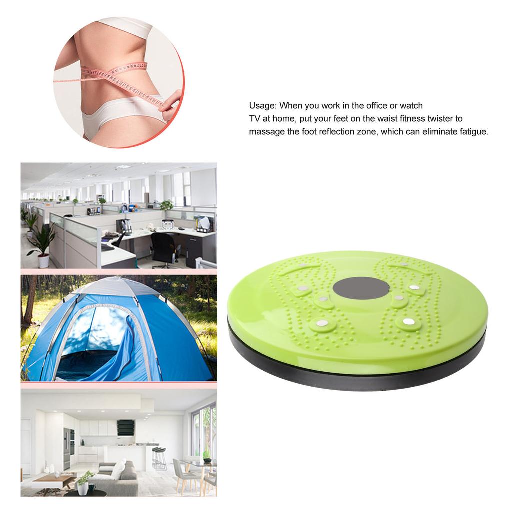 Waist Twisting Disc Manget Slimming Massage Waist Twister Fitness Equipment for Home Office