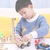 Creative Wooden Diy Hand-cranked Crane Kit For Elementary Students Stem Education