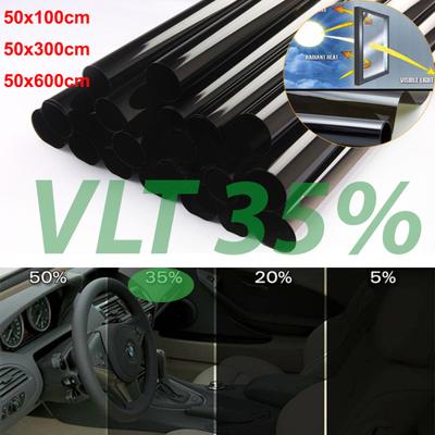 Необрезанный рулон тонировки окон, 35% VLT, 10 футов, домашняя, коммерческая, офисная, автомобильная пленка