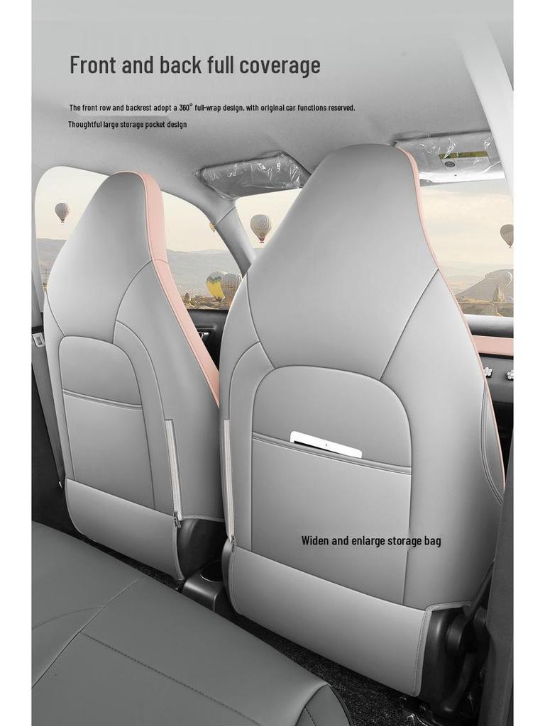 Leapmotor T03 Universal Leather Car Seat Cushion Set - All-Season Fit