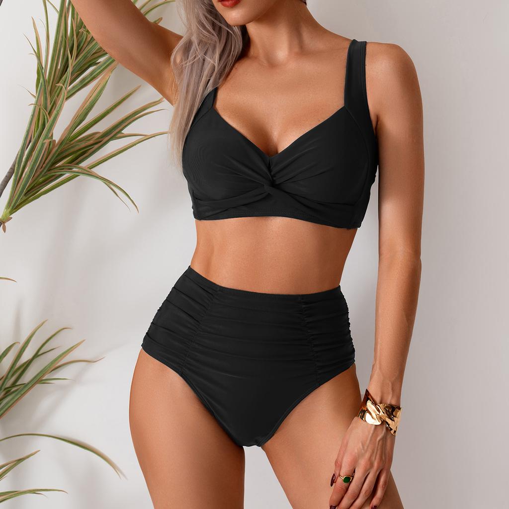 New Bikini Swimwear Western Style, Sexy, High Waisted Two Piece Swimsuit 0858 KTY