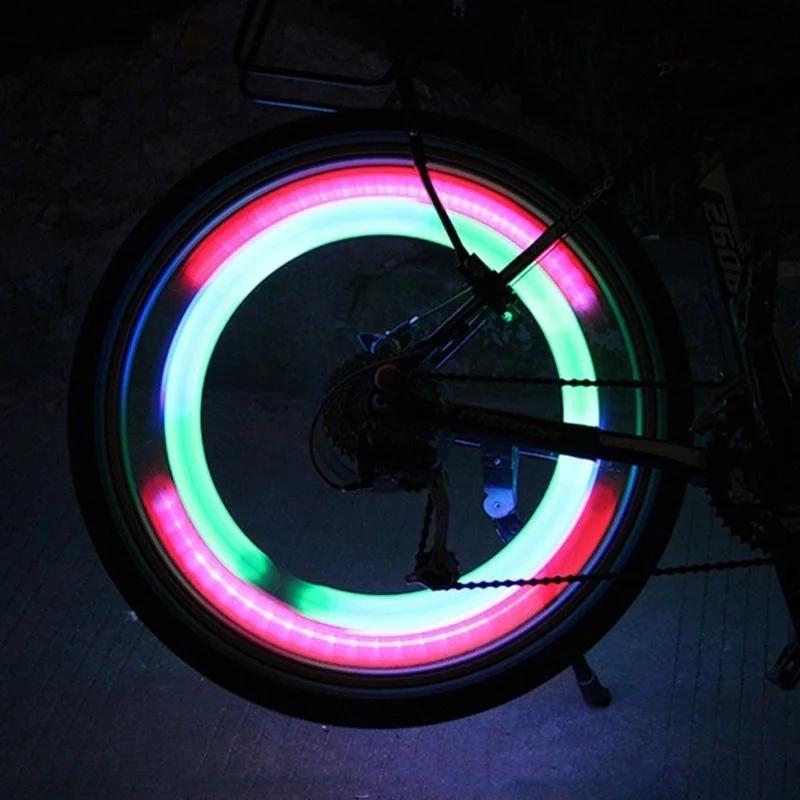1 Pcs Bike Accessories Led Bicycle Wheel Spoke Light Tire Bright Lamp Cycle Firefly Hotwheels Flash Light Lighting Bycicle Light
