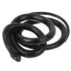 Soft Rubber Artificial Snake Toy Fake Snake 1.25m Prank Toys Halloween Party SuppliesBlack