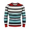 Zebra Striped 3D Printed Fun Street Hip-hop Round Neck Long Sleeved Fashionable Avant-garde Casual Minimalist Men's T-shirt Top