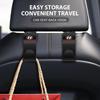 Auto LOGO Auto Seat Headrest Hook Storage Hanger Car Holder For Hyundai Tucson Accent Elantra Santa fe Sonata ix25 ix35 R8