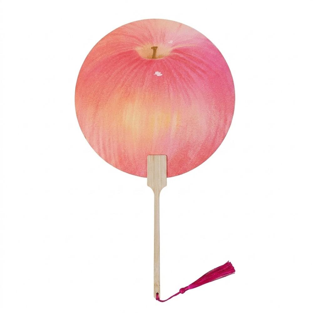 Cartoon Fruit Fruit Fan Multicolor Circular Fan Creative Handheld Fan Summer Season