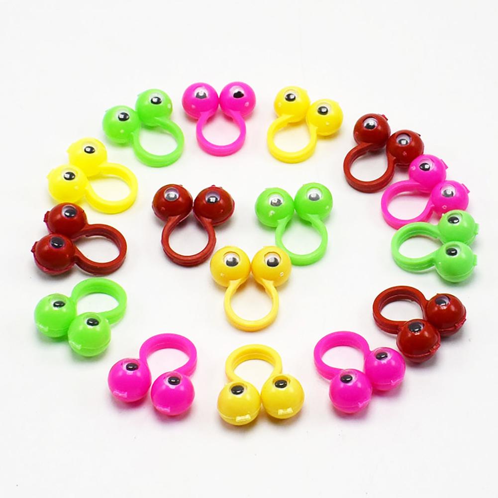 PH-CA кольца на палец для глаз, 10 шт., забавные большие мультяшные куклы, глазные яблоки, детские игрушки