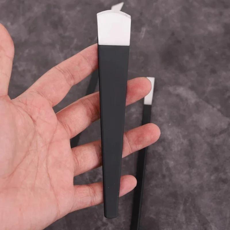 3 шт. Нож для истончения кожи Ручной DIY Инструмент для истончения края кожи Бритье Диагональная shaving shovel Инструменты для кожевенного ремесла