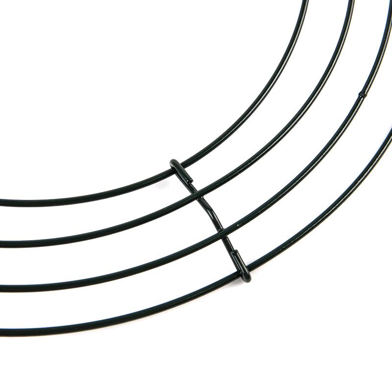 Круглый обруч Diy Рождественский проволочный венок Рамка настенная для свадьбы Валентина