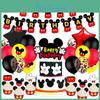 Minne Mouse Kids Birthday Party Supplies Decor Balloon Tableware Banner