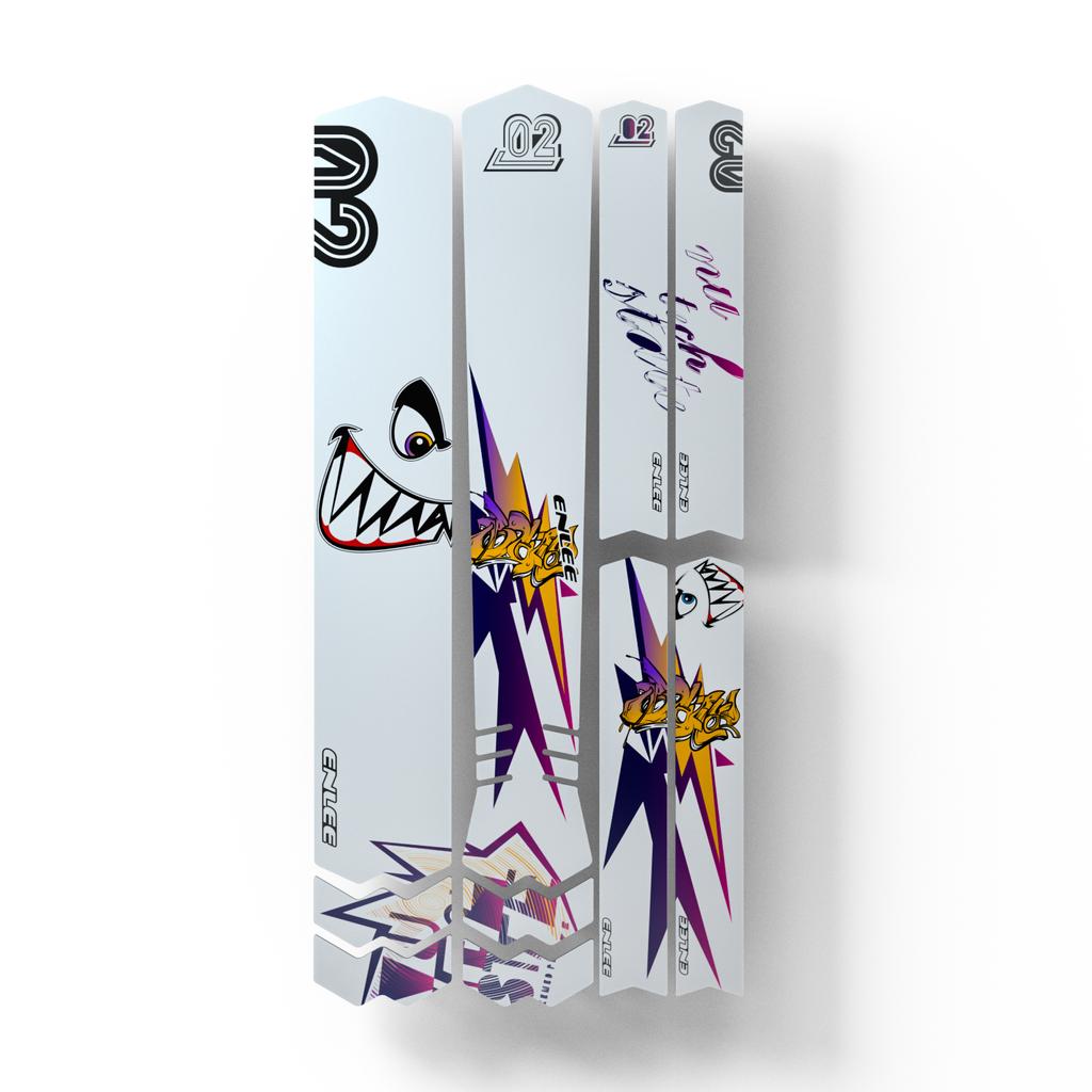 3D Рамка для постера велосипеда Устойчивая к царапинам МТБ Дорожный велосипед HD Защитная пленка Съемная наклейка Противоскользящая защита Крышка рамы