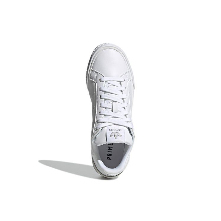 Adidas Court Tourino Triple White Женские кроссовки Cloud-White Silver-Metallic H05280