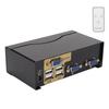 2 входа 1 выход VGA KVM-переключатель 4 порта USB для нескольких компьютеров, монитора, мыши, клавиатуры, видеопереключатель VGA